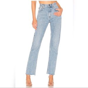 New Agolde Cherie High Rise Straight in Merit